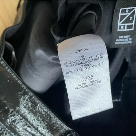 Tibi faux leather sculpted pants 29 - Picture 10 of 11